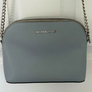 Michael Kors sky blue Cindy dome Crossbody